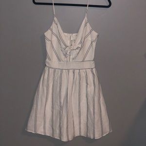 navy blue and white striped charlotte russe dress